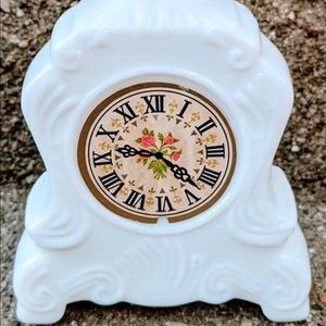 Vintage Avon bubble bath milk glass